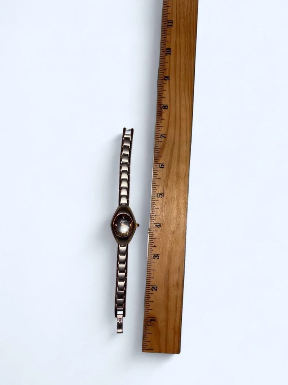 Vintage Gucci Women's Stainless Steel Two-Tone Bracelet Watch